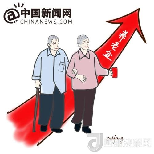 漫畫：養(yǎng)老金迎“14連漲”。 作者：王珊珊