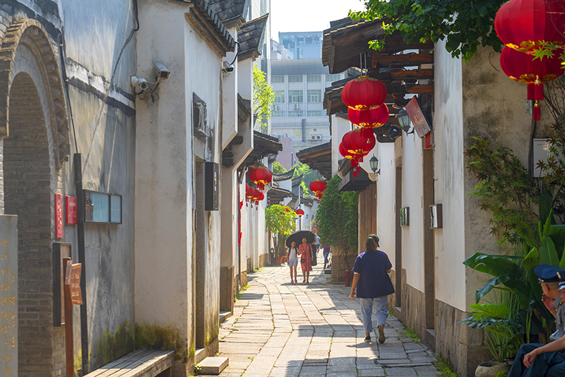 2019年6月28日，福州，三坊七巷風光。